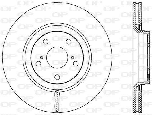 OPEN PARTS Тормозной диск BDR2525.20